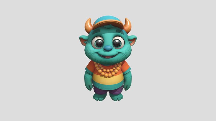 Happy Monster - Forest Robot Mk2