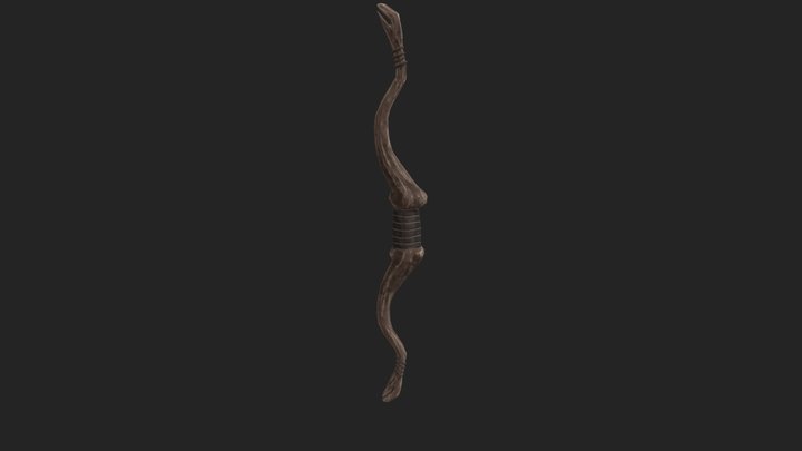 Wooden Bow 3D Model