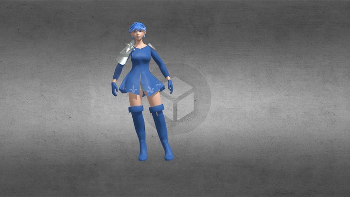 Game Character 3D Model
