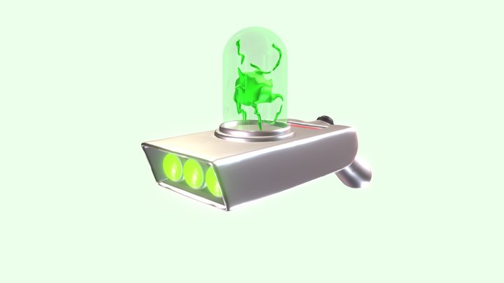 Portalgun Rick and morty 3D Model