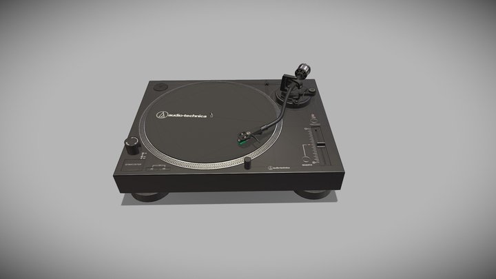 Vinyl Record Player 3D Model