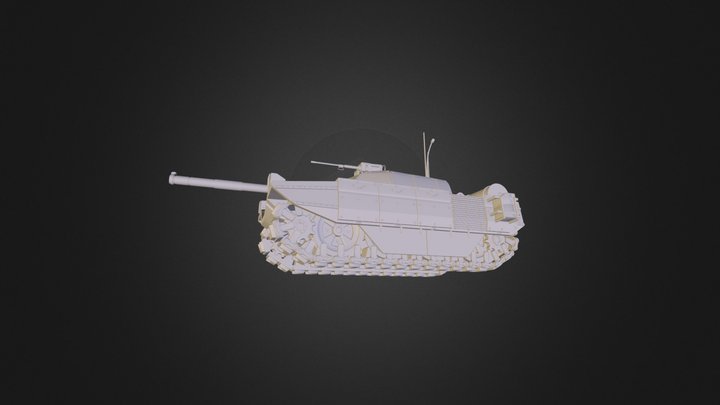 Tank.obj 3D Model