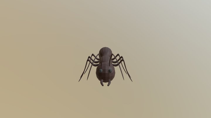 Rigged Ant 3D Model