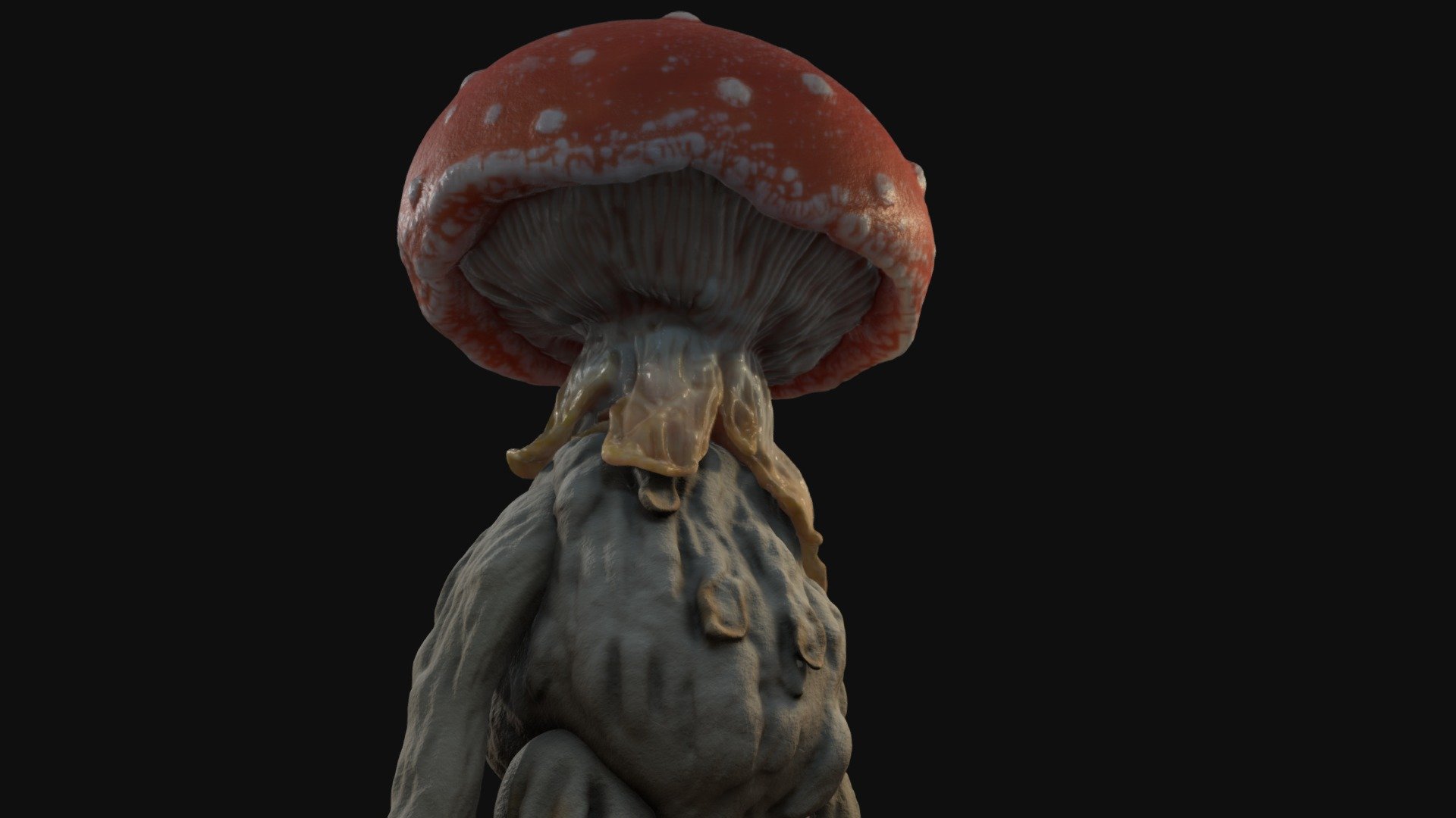 Myconid | Fly agaric - 3D model by ZeroT (@Z3r0T) [ae6e085] - Sketchfab