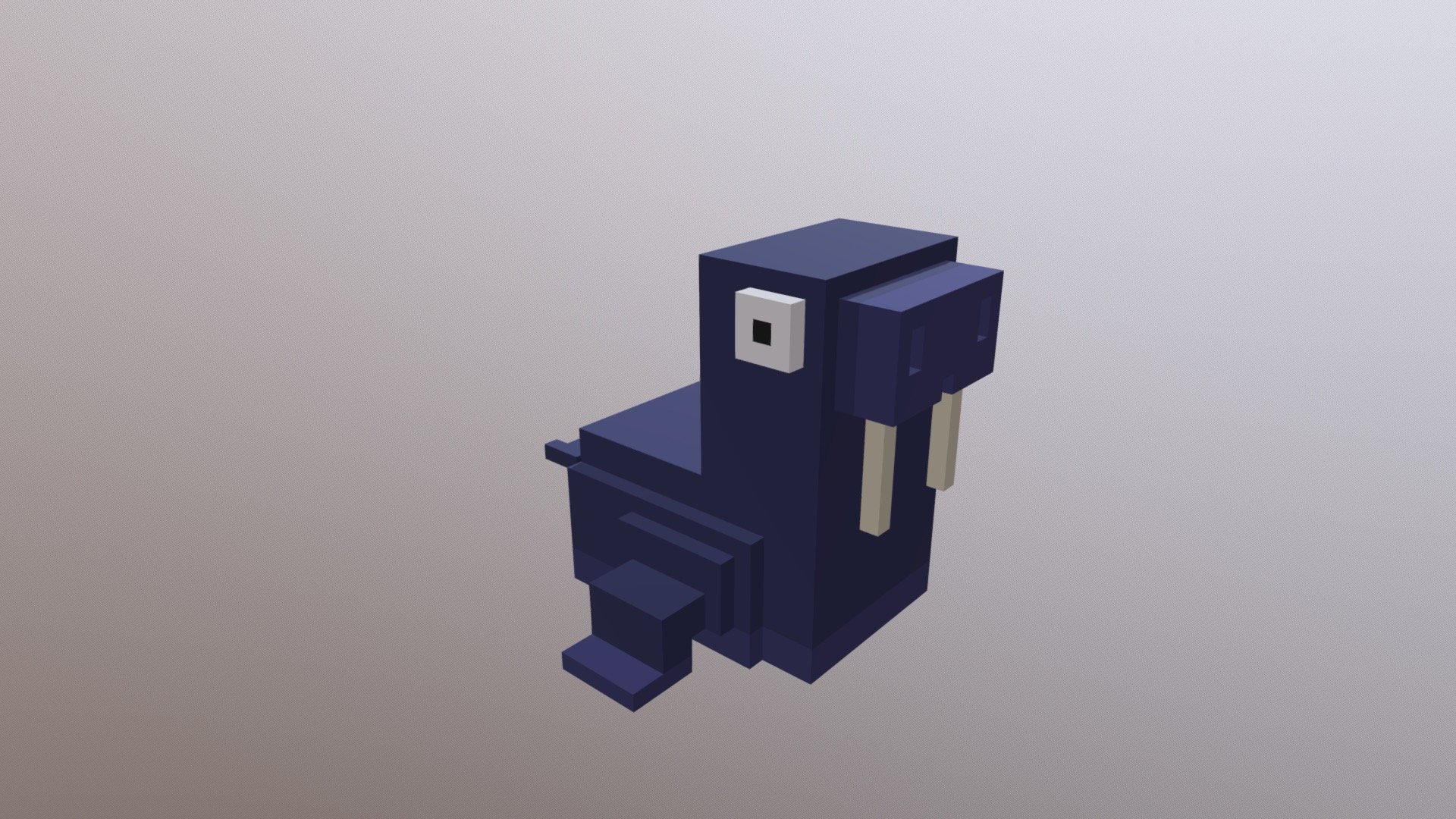 Voxel Walrus - 3D model by Guillermo Willy Moral (@willymoral) [ae6e254 ...
