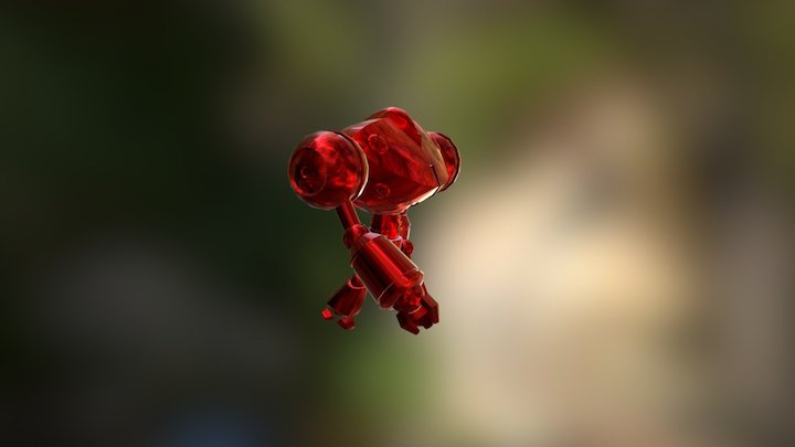 Robot2 Walk Cycle01 3D Model