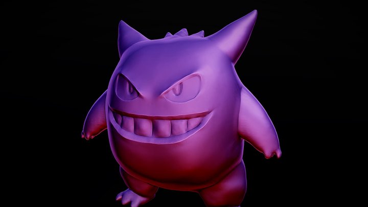 Sculpt January 2020 #1: Gengar 3D Model