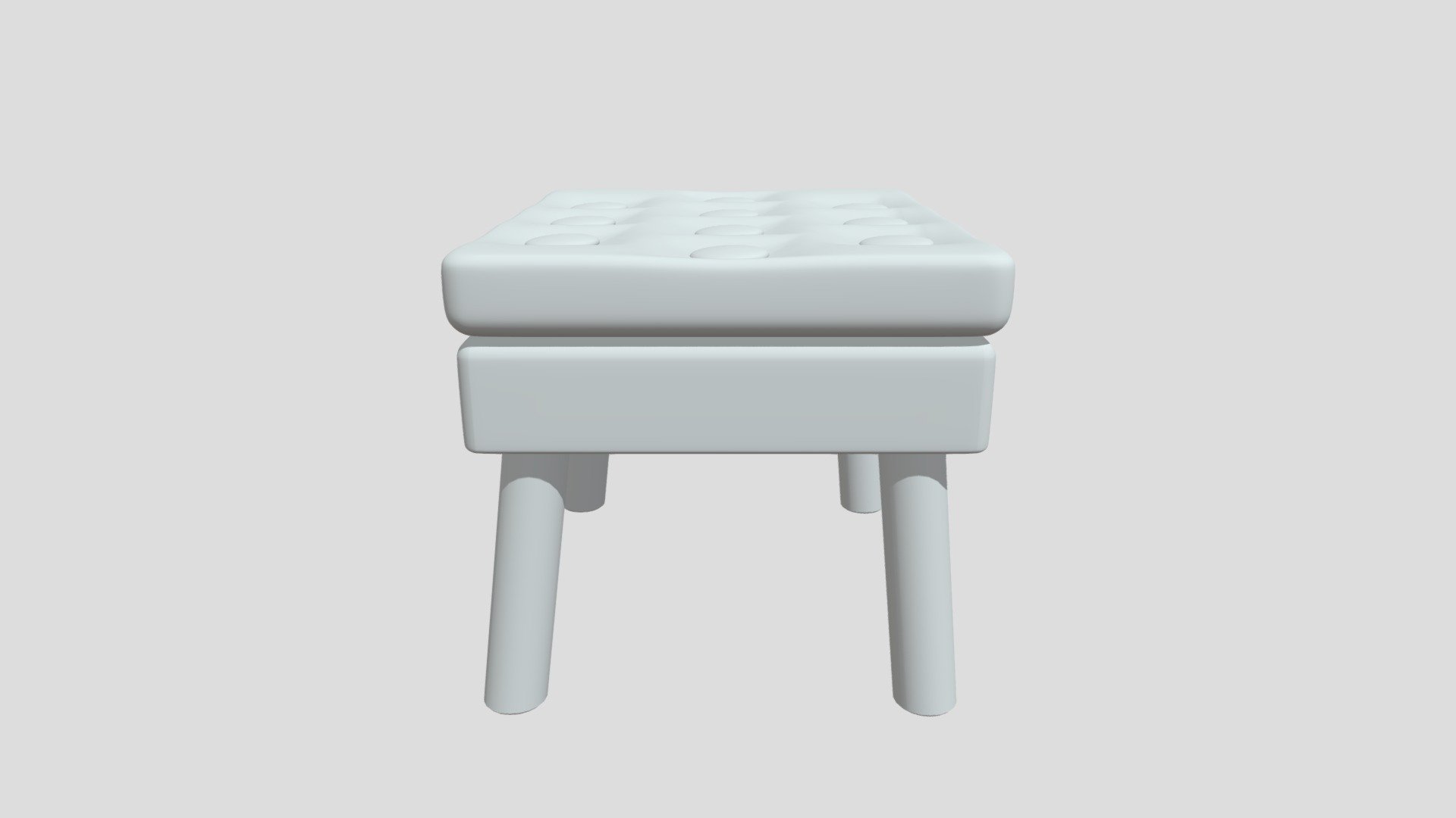 Lounge Chair Ottoman with Smooth Mesh