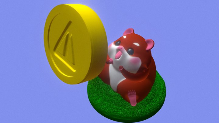 Хомяк пухляк 3D Model