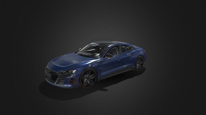 Audi RS e-tron GT – Kostenloses 3D-Modell STL