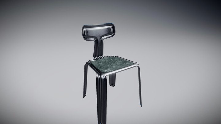 pressed chair 3D Model