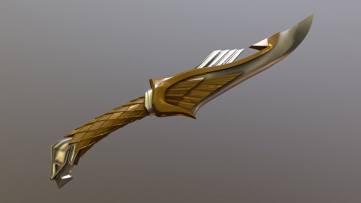 Elven Dagger 3D Model