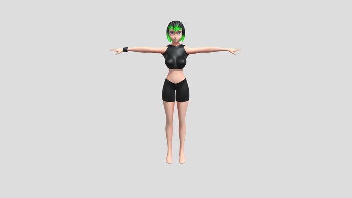 Alice Pose T 3D Model