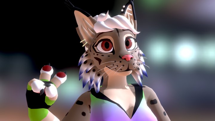 Flipside Lynx - Club Wear 3D Model