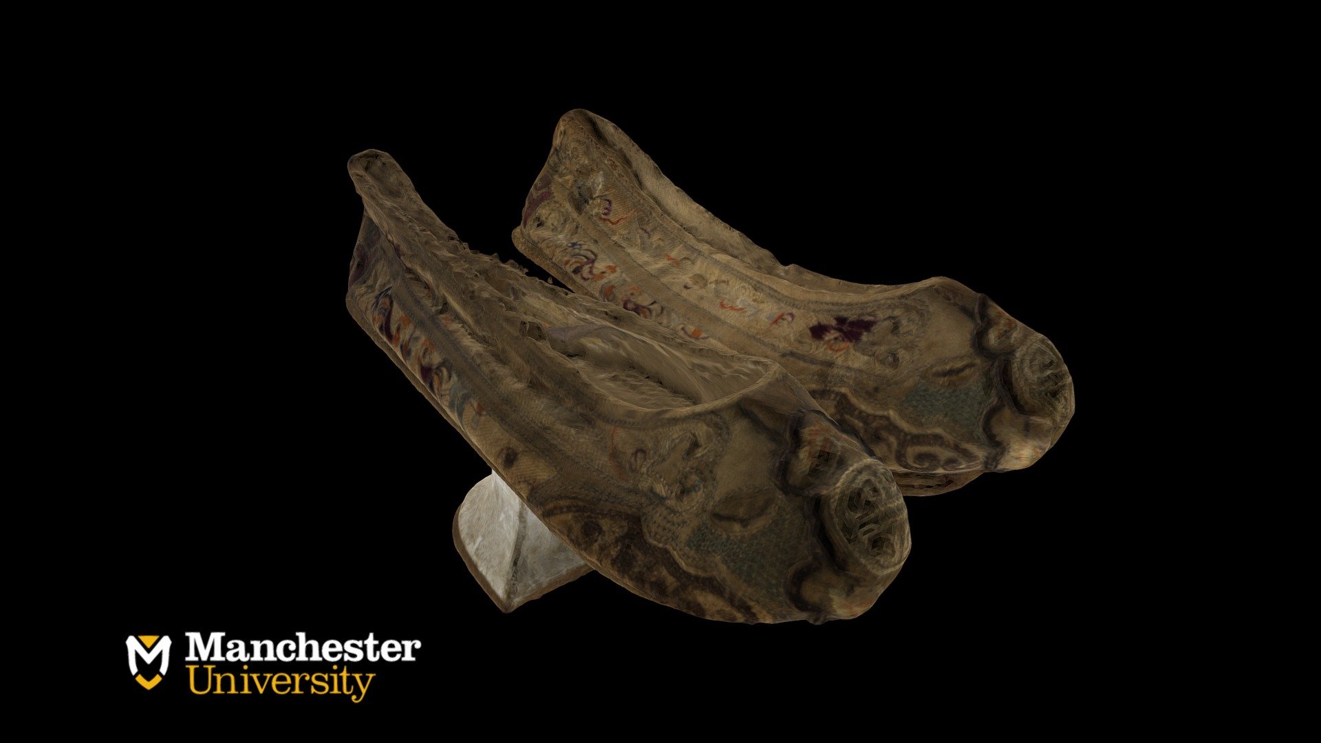 Pre-1900 Manchu Platform Horse Hoof Shoes