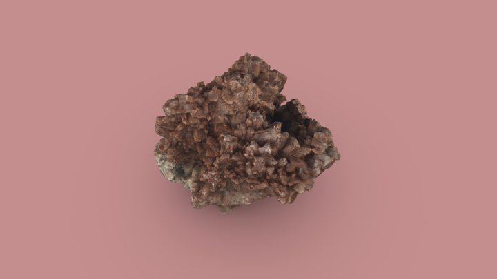 Hematite Mineral 3D Scanned 3D Model