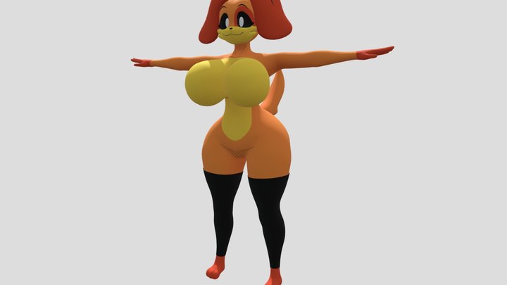 Dogday girl nswf 3D Model