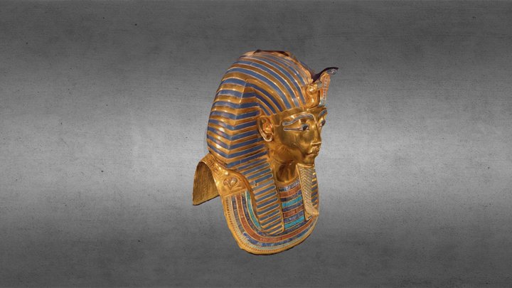 Tutankhamun mask 3D Model