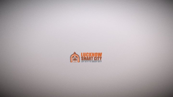 Lucknow Smart City Logo 3D Model