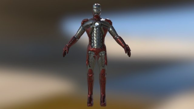 Iron Man Mark V 3D Model
