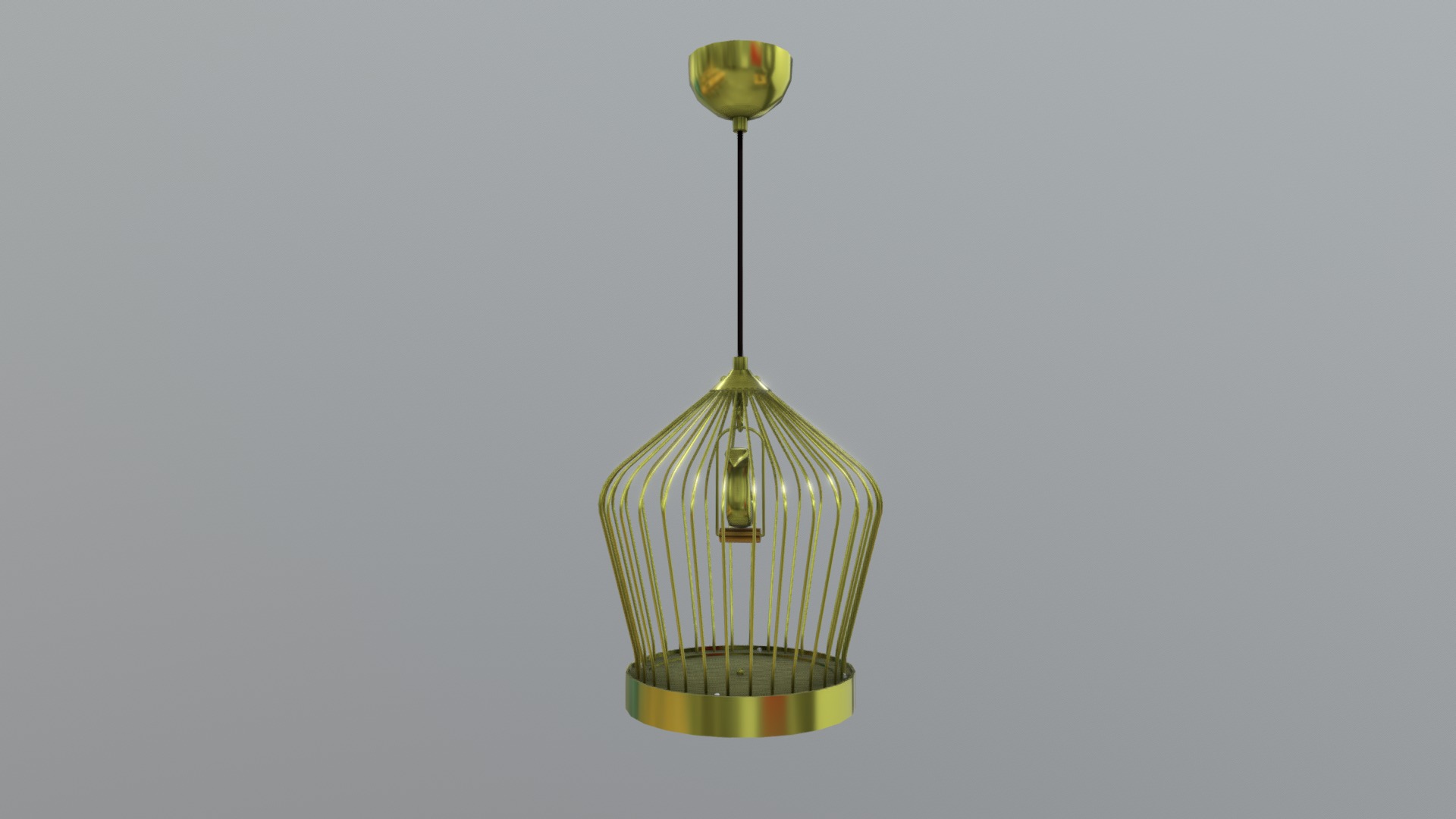 3D model HGP-LD238A - This is a 3D model of the HGP-LD238A. The 3D model is about a lamp with a shade.