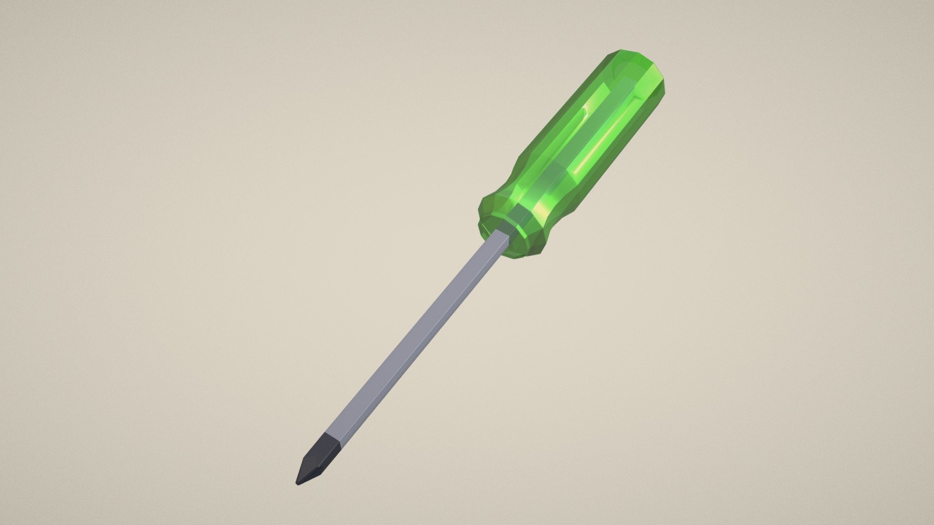 Отвертка крестовая - 3D model by xn--90ahklc.com [ae782c2] - Sketchfab