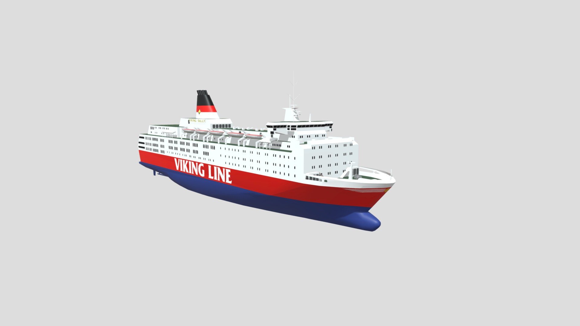 Viking Line M/S Viking Sally (1980) - Download Free 3D model by FHA ...