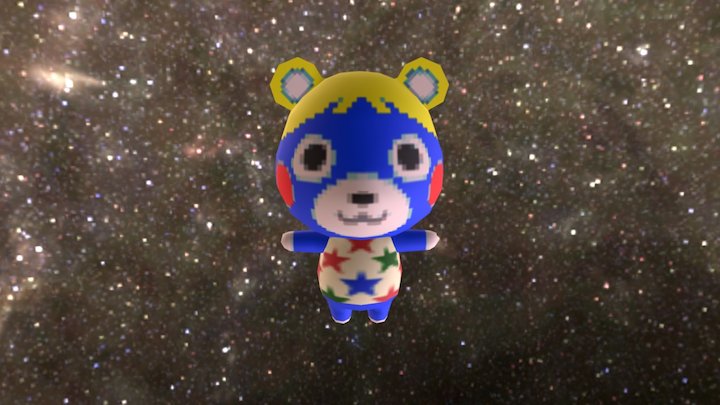 Aiden - Animal Crossing Form 3D Model