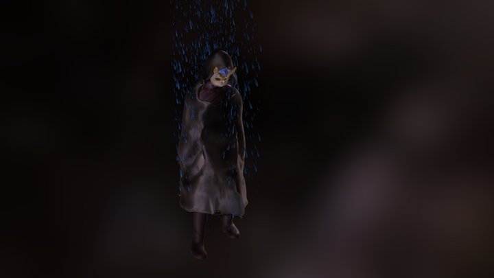 Young Lonely 3D Model