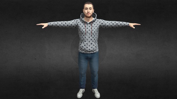 Mike Posner Avatar 3D Model
