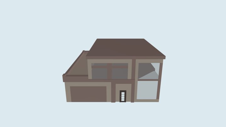 Modern House Concept 3D Model