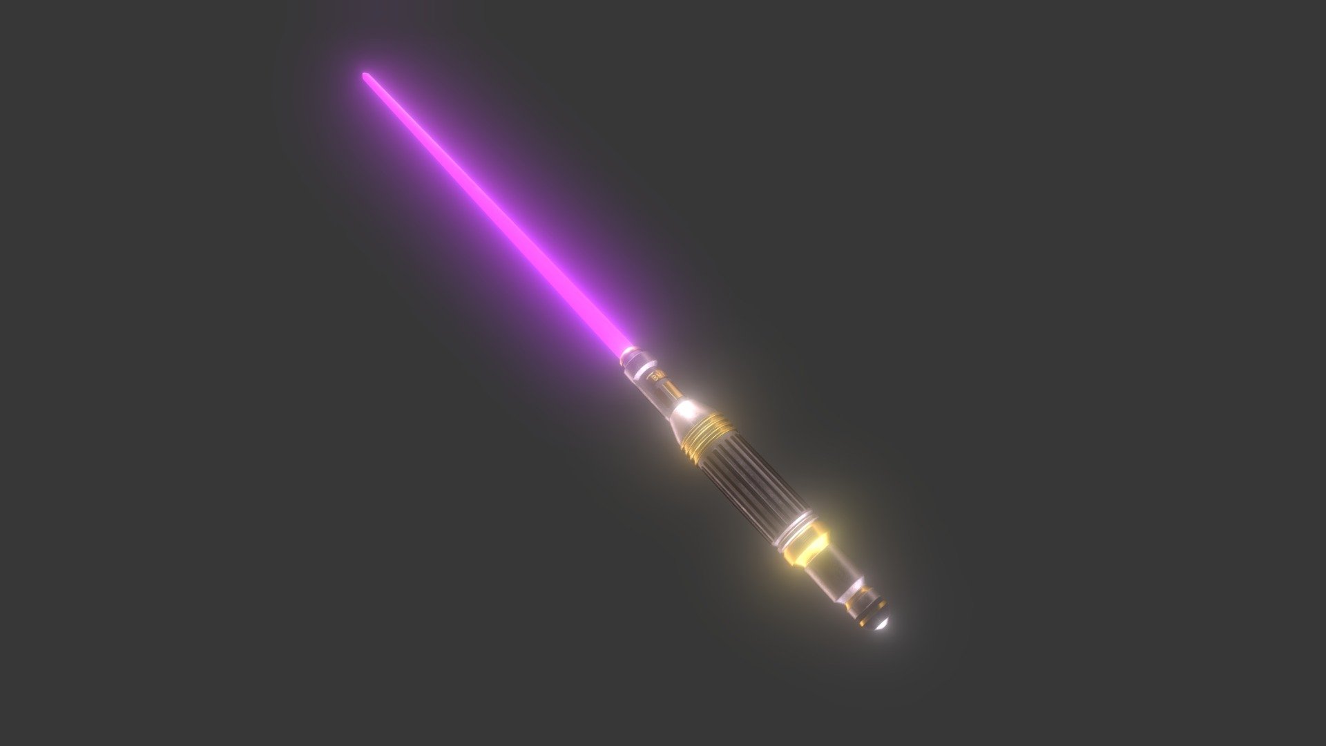Mace Windu Lightsaber 3D model by Jayden b (jaydenwebb) [ae7b79e] Sketchfab