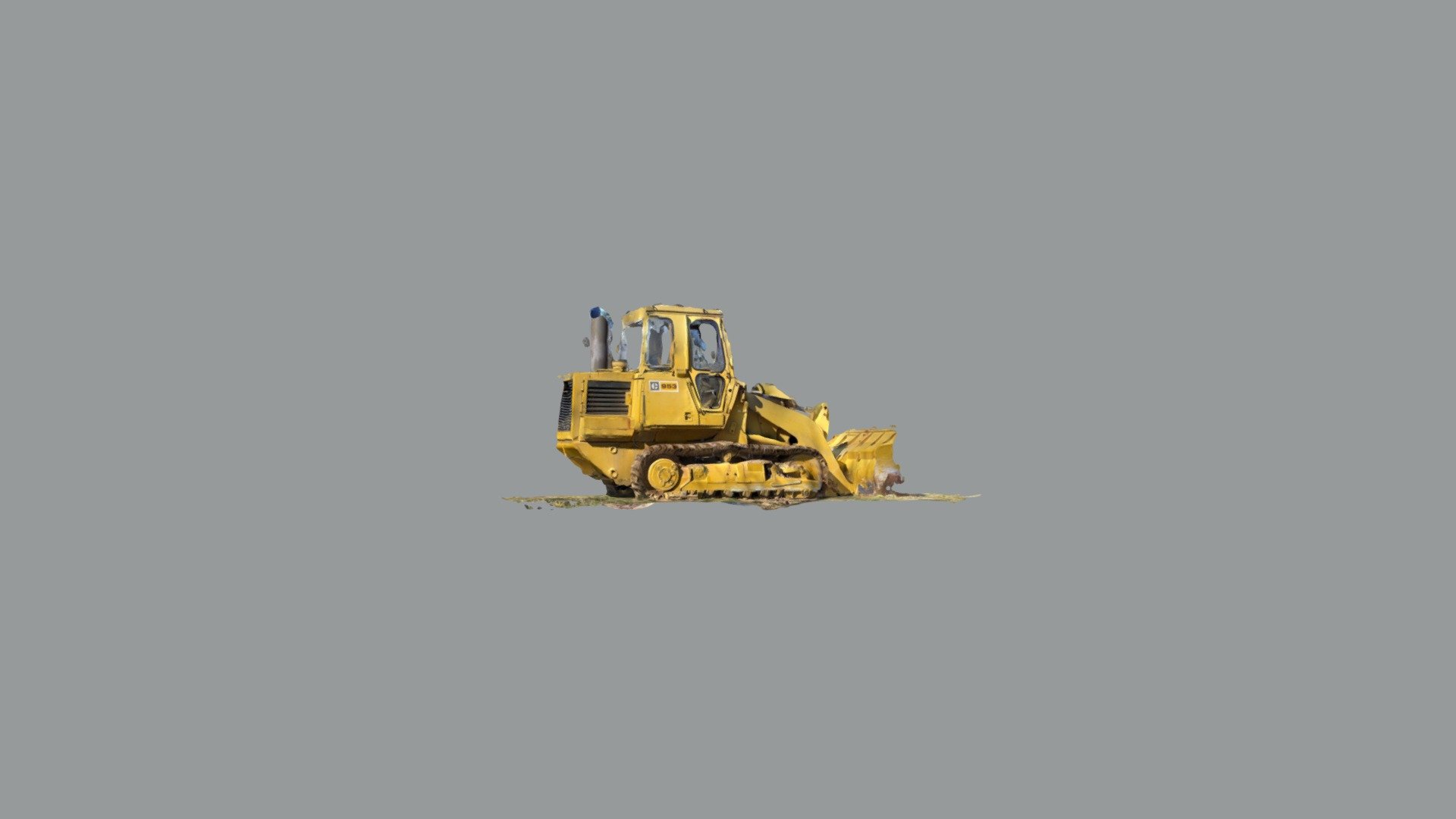 Caterpillar Excavator — Sketchfab embed 3D viewer