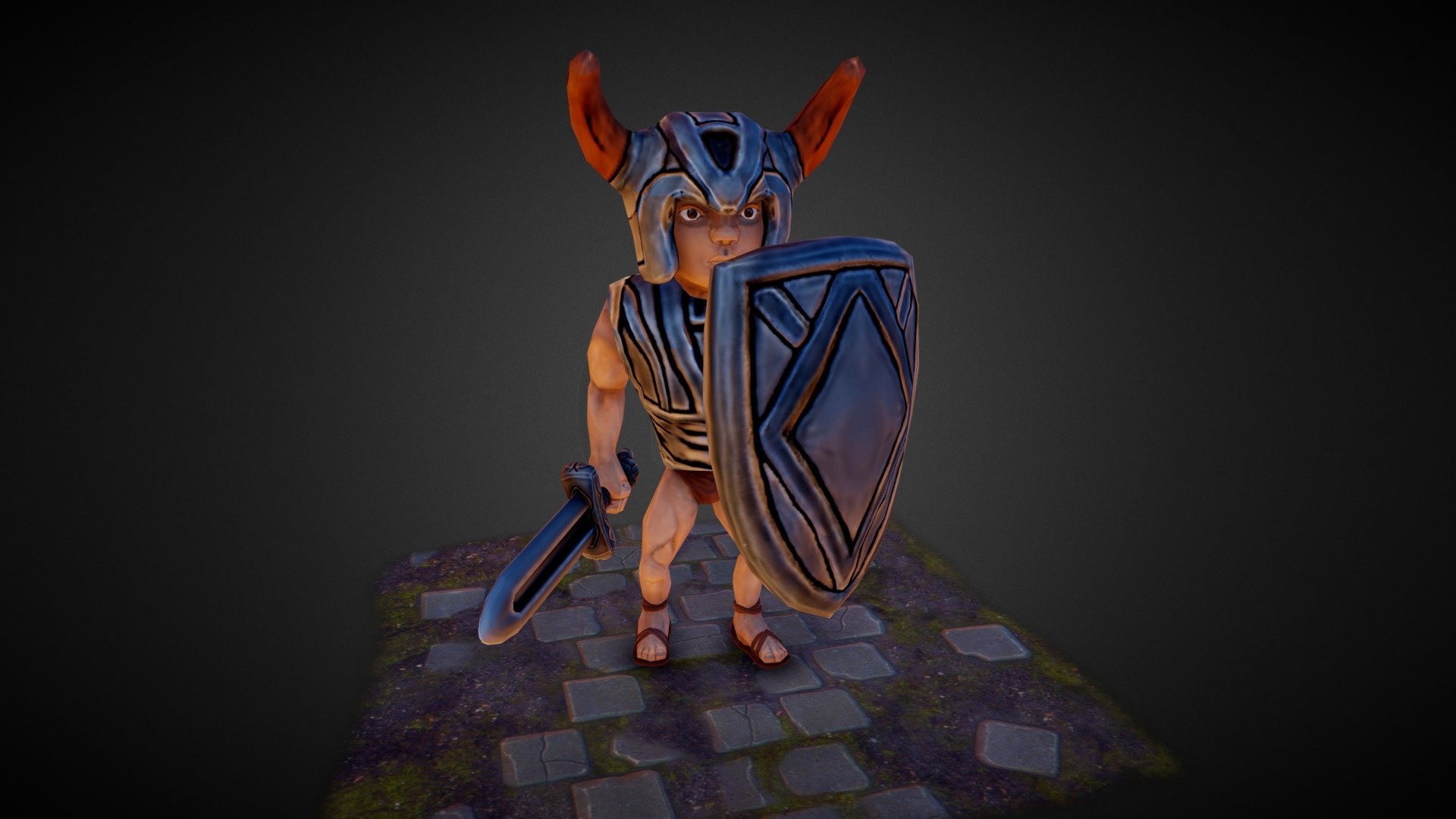 Little Knight - Low Poly - Buy Royalty Free 3D model by Greg Kieroj ...