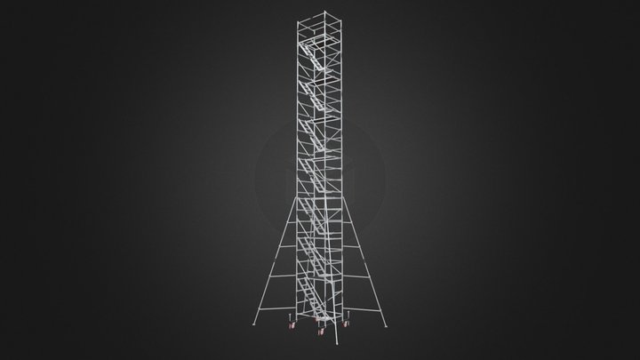 15.2 4R STAIRWAY VERSION 3D Model