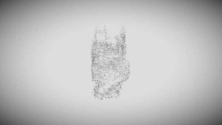 Sparse Cloud of Medieval Castle 3D Model