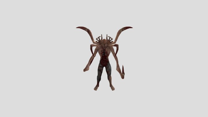 mutant zombie 3D Model