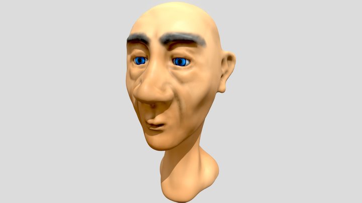Rosto humano -  human face 3D Model