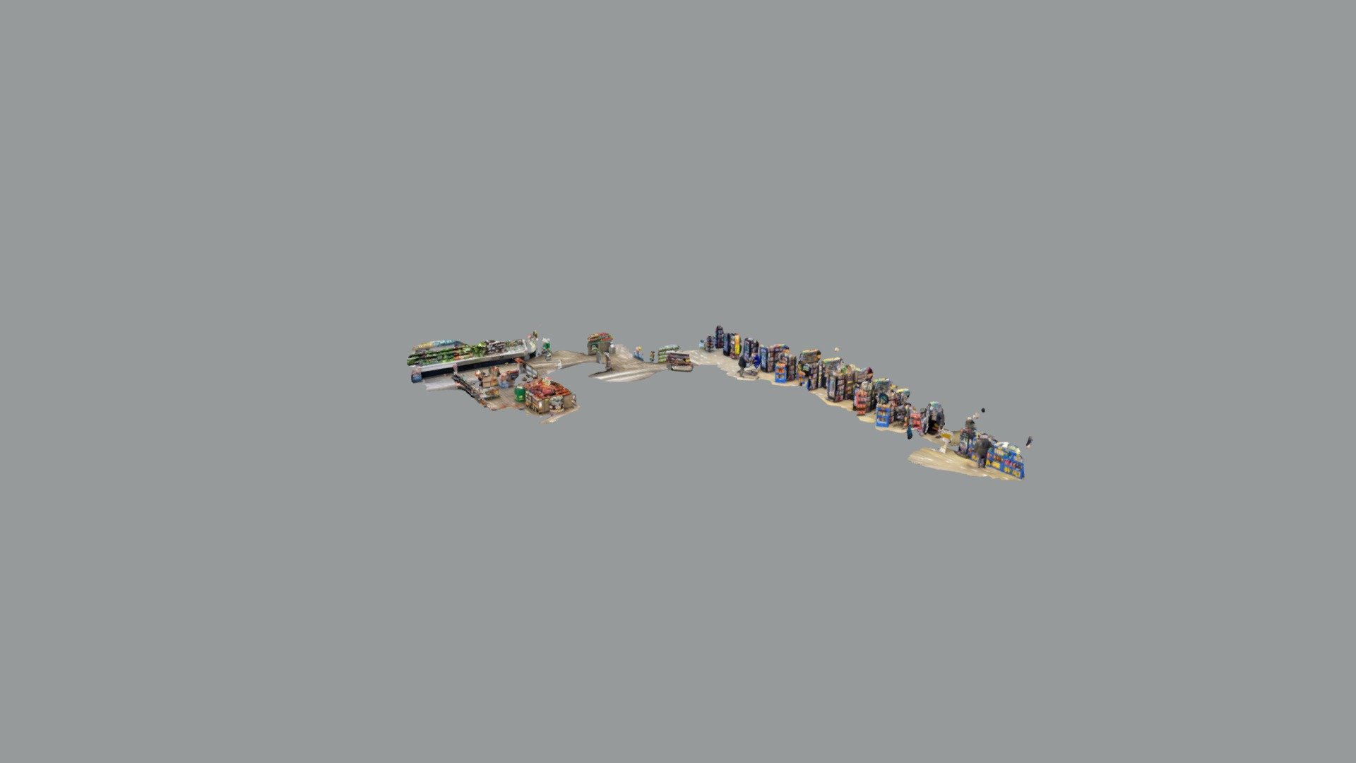 Live-scan  fragment grocery store