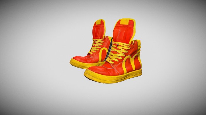 Burger Baskets by Haunted Starbucks 3D Model