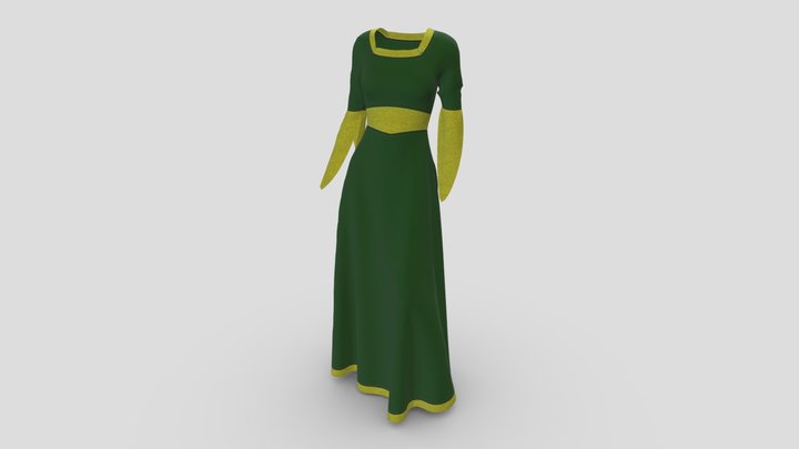 Skechfab- Dress-25 3D Model