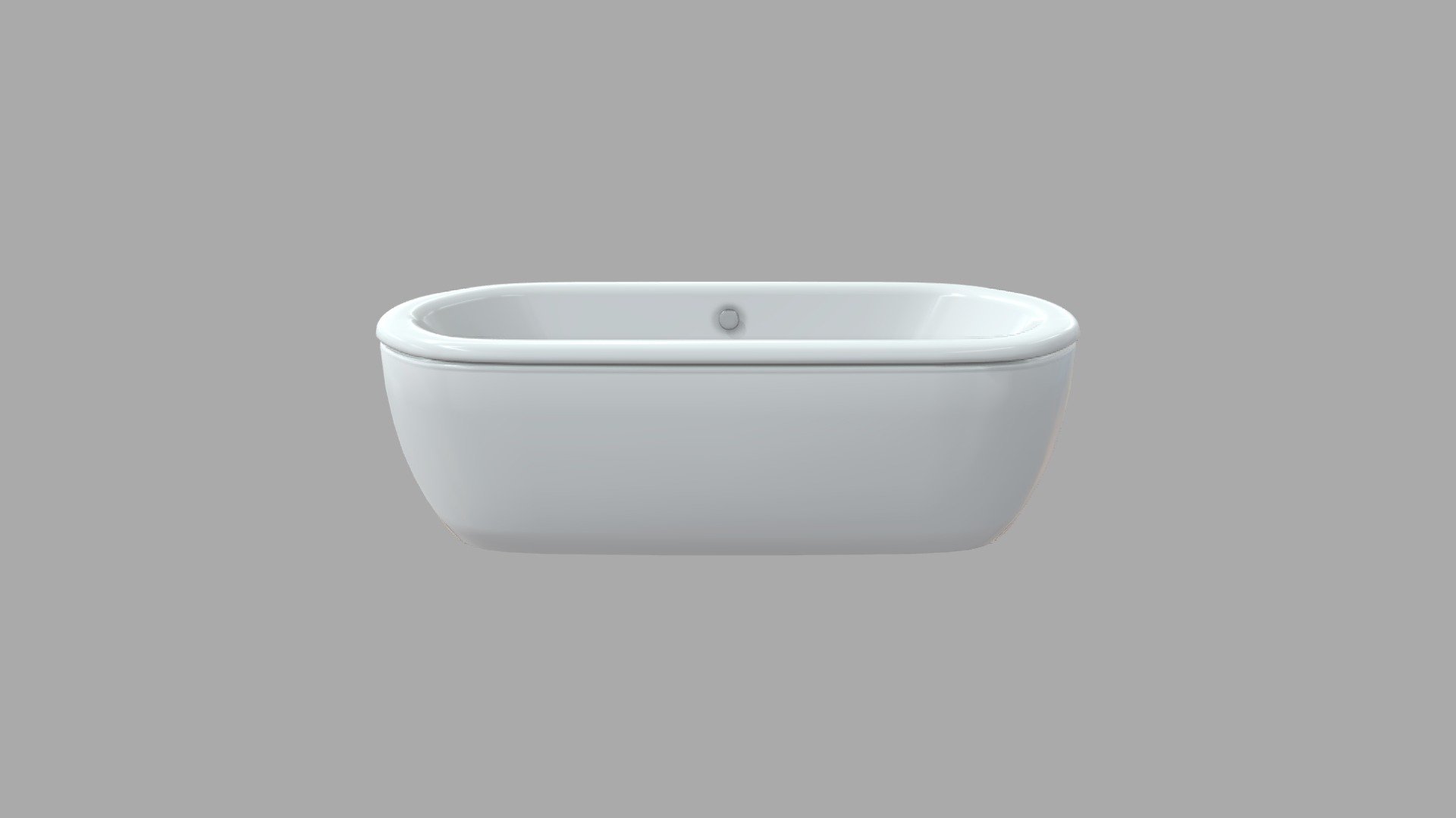 TOTO Cast Iron Nexus Bathtub low poly Download Free 3D model by