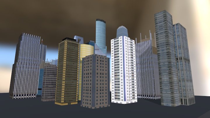 skyscrapers 3D Model