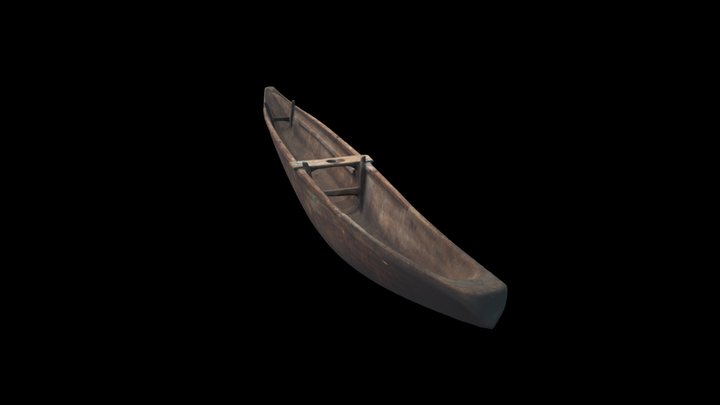 CMA training logboat 3D Model