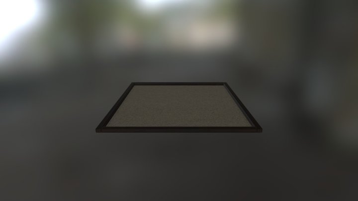 Zen Sand Garden 3D Model