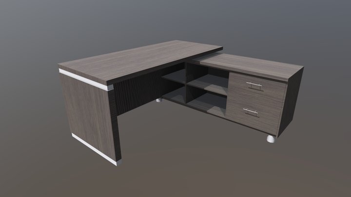 Escritorio Euro 3D Model