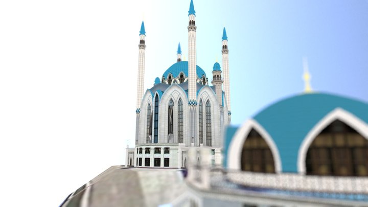 Kul Sharif Mosque 3D Model