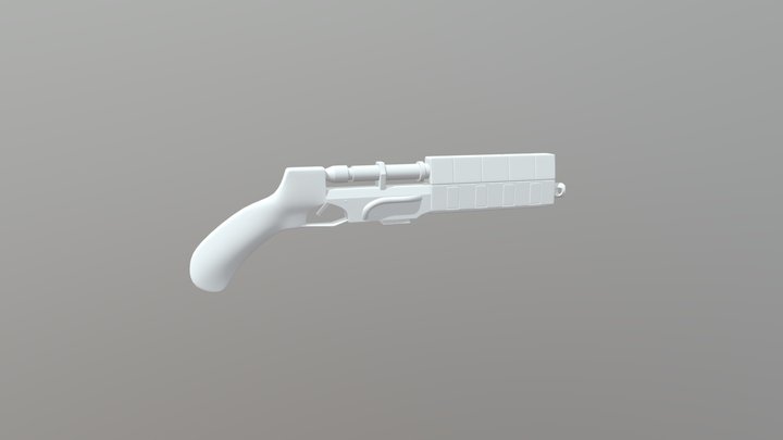 Blaster WIP 3D Model