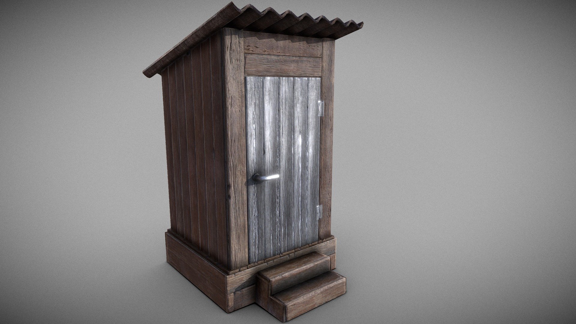 Rural Toilet Download Free 3D model by Shedmon [ae87a5d] Sketchfab