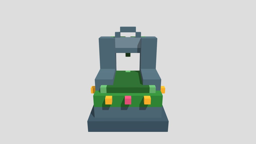 Fairy Moss Throne - Voxel 32x32 (Animated)